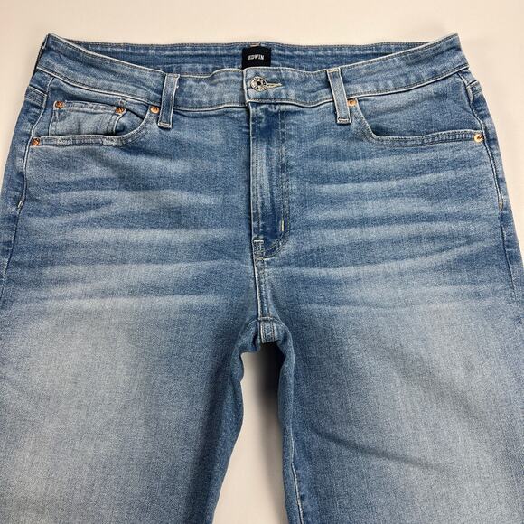 Edwin Lark Ankle Boot Kick Jean Paradigm Wash Mid Rise 27” Inseam Size 32 - Picture 3 of 14